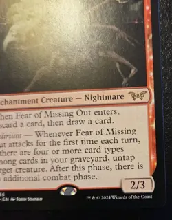 Fear Of Missing Out 0136 Rare Duskmourn: House Of Horror Magic: The Gathering - Image 5