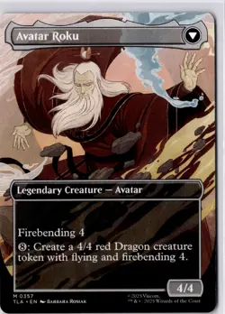 The Legend of Roku (Borderless) Avatar: The Last Airbender Regular NM M 0357 - Image 2