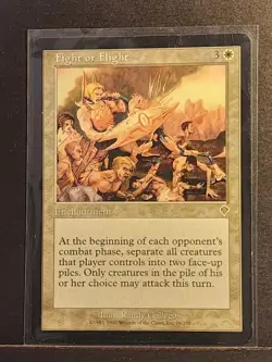 Fight or Flight - Invasion - 2000 - MTG - Magic the Gathering - Comb Ship - TCG - Image 1