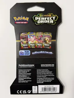 (VERY HEAVY)🔥 31.75g Pokemon Perfect Order Sleeved Booster Pack Factory Sealed✅ - Image 3