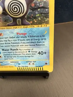 Poliwrath 24/165 Expedition Base Set Holo Rare Pokemon Card - LP ( Swirl! ) - Image 5