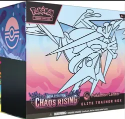 Chaos Rising Pokemon Center ETB Elite Trainer Box Pokemon Presale - Image 1