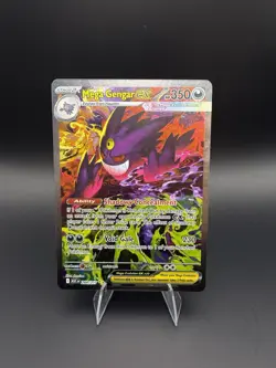 Mega Gengar EX Full Art Holo Pokemon Card 284/217 ASC EN Stage 2 350 HP 230 - Image 1