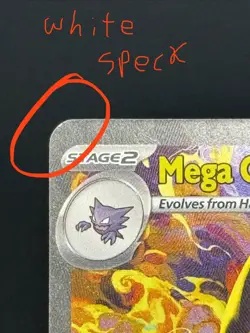 Mega Gengar EX Full Art Holo Pokemon Card 284/217 ASC EN Stage 2 350 HP 230 - Image 2