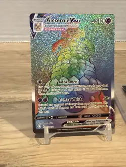 Alcremie VMAX 073/072 Pokemon Shining Fates Rare Rainbow Card Near Mint NM 1 - Image 3