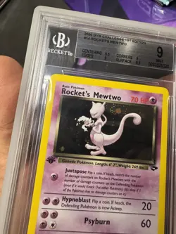 Pokemon Rocket's Mewtwo Gym Challenge 1st Edition Holo Rare #14 BGS 9 Mint - Image 1