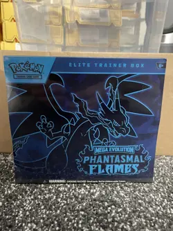 Pokemon TCG Mega Evolution Phantasmal Flames ETB - SEALED - Image 1