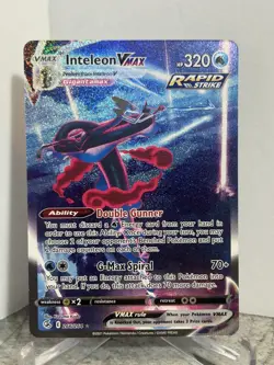 Pokemon Tcg Fusion Strike Inteleon Vmax ALT ART RARE 266/264 - Image 1