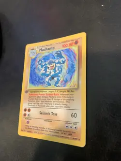 Wizards of the Coast Machamp 8/102 Pokemon Base Set 1st Edition Holofoil Card - Image 2