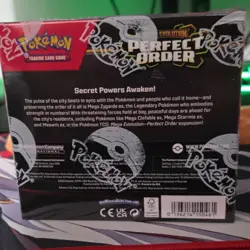 Pokemon TCG Mega Evolution Perfect Order Booster Box English Clefable Starmie - Image 3