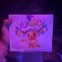 Pokemon Scarlet & Violet Prismatic Evolutions Elite Trainer Box Eevee English - Image 1