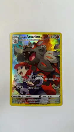 Pokemon SWSH Lost Origin Trainer Gallery Hisuian Arcanine TG08/TG30 Pokemon TCG - Image 1