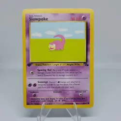 Slowpoke 55/62 1st Edition LP-NM Fossil Set Pokemon TCG - Image 1