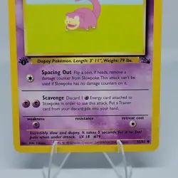 Slowpoke 55/62 1st Edition LP-NM Fossil Set Pokemon TCG - Image 3