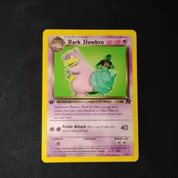 Pokemon TCG Dark Slowbro Team Rocket 29/82 1st Edition Rare NM - Image 1