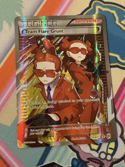 Pokemon XY Generations Team Flare Grunt 73a/83 Alternate Art Holo - Image 1