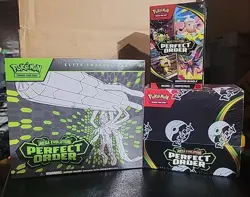 Pokemon TCG Perfect Order Pokemon ETB + Booster Box + Booster Bundle - Image 1