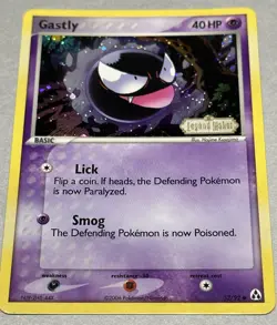 Pokemon TCG Gastly 52/92 Legend Maker Reverse Holo Stamp 2006 - Image 2
