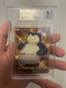 2021 Pokemon BGS 9 Snorlax SCR Chilling Reign Sword And Shield #224 - Image 1