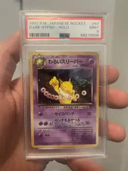 1997 Pokemon PSA 9 Dark Hypno Holo Japanese Rocket #97 - Image 1