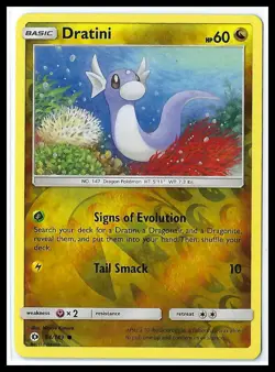 Pokemon - Dratini SM Base Set #94/149 - Reverse Holo NM - Image 1