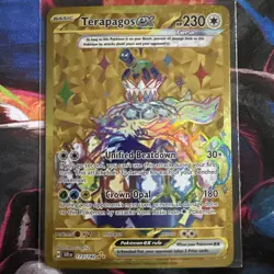 TERAPAGOS EX 173/142 Stellar Crown Gold Holo POKEMON - Image 1