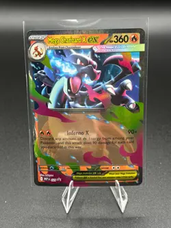 Pokemon TCG Mega Charizard X ex MEP 029 Mega Evolution Black Star Promo NM/M - Image 1