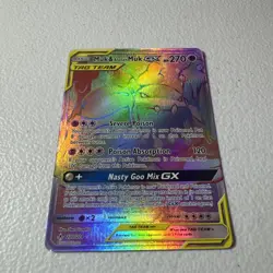 Pokemon Muk & Alolan Muk GX 220/214 Unbroken Bonds TAG TEAM Full Art Secret Rare - Image 2