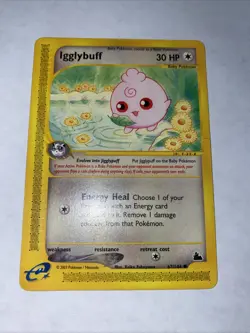 2003 Pokemon Card - Igglybuff Skyridge 67/144 Non Holo Vintage - Image 1