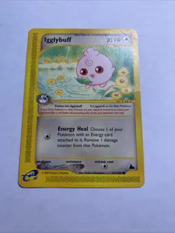 2003 Pokemon Card - Igglybuff Skyridge 67/144 Non Holo Vintage - Image 2
