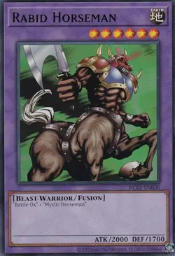 Near Mint, English Yu Gi Oh Rabid Horseman - KC01-EN036 - Ultra Rare - Unlimited - Image 1