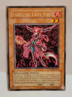 YUGIOH FORTUNE LADY FIRE ANPR-EN011 RARE LIGHT PLAYED - Image 1