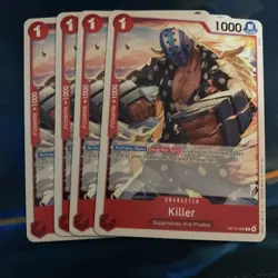 One Piece English - Killer - OP14-005 - C - NM x4 - Image 1