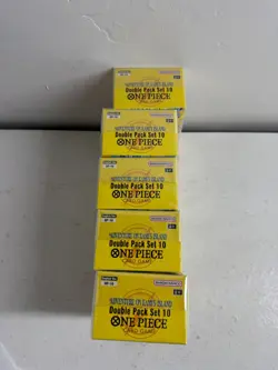 One Piece TCG Sealed OP-15 DB-10 DOUBLE PACK VOL 10 - English - USA Lot of 5 - Image 4