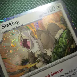 WHOLE SWIRL 🌀💫 Slaking 162/193 Paldea Evolved Cosmos Holo Promo Pokemon Card - Image 2