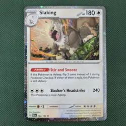 WHOLE SWIRL 🌀💫 Slaking 162/193 Paldea Evolved Cosmos Holo Promo Pokemon Card - Image 3