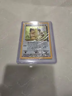 Meowth #10 Black Star Promo Pokemon TCG Card STILL SEALED Rare - Image 3