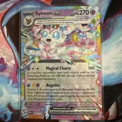 Pokemon TCG Sylveon EX Prismatic Evolutions Double Rare Holo Card 41/131 NM/Mint - Image 1