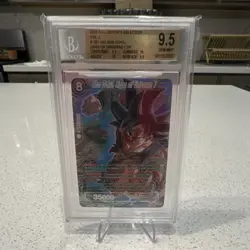 Dragon Ball Super Son Goku Hope of Universe 7 SR Foil TB1-052 Beckett 9.5 Card - Image 1