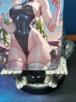 1/1 Only 1 Made Daki Vampire Demon Slayer Southern Customs Waifu Anime Card - Image 4