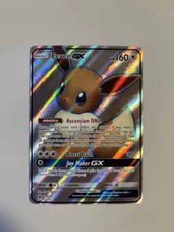 Eevee GX - SM242 - Full Art Promo Black Star Ultra Rare Holo - Pokemon Card - NM - Image 2