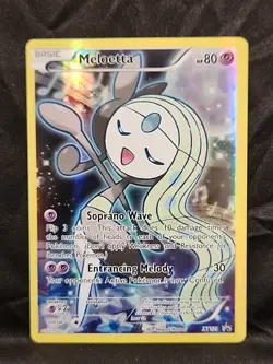 Pokemon TCG Meloetta Black Star Promo XY120 Full Art Ultra Rare Holo Card - Image 1