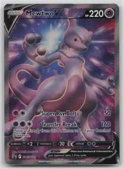 Mewtwo V Holo SWSH: Sword & Shield Promo Cards SWSH229 NM - Image 1