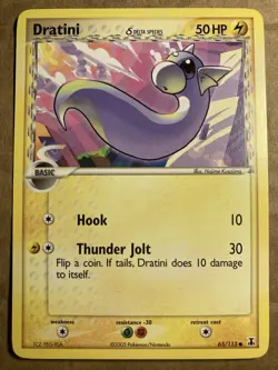 Dratini Pokemon Card Delta Species 65/113 LP - Image 1