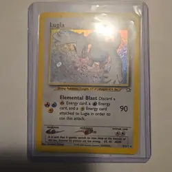 Pokemon Lugia Neo Genesis 9/111 Holo Rare Unlimited 90 HP Elemental Blast Card - Image 4