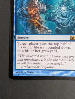 MTG Card - 1x Traumatize - Magic Core Set 2010 - Played (MP) - Rare - Blue - #77 - Image 4