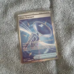Pokemon Glass Trumpet Trainer Item ASCN 260/217 Regular Card tcg trading - Image 1