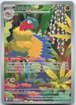 Archeops 132/086 SV: White Flare Pokemon Card NM - Image 1