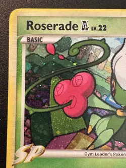 Roserade GL 12/111 Platinum Rising Rivals SP Pokemon Card Holo Foil Rare MP - Image 3