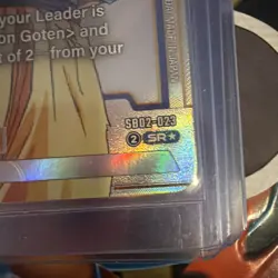 Dragon Ball Card Fusion World Manga Booster SB02-023 Son Goku SR* NM Alt Art - Image 4